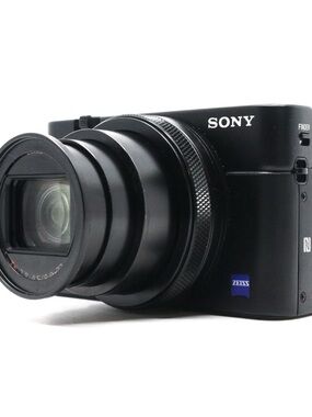 Sony Black Compact Point-and-Shoot Camera with Zeiss Optics
